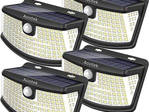 Aootek Nouvelles lampes solaires 120 LED avec
