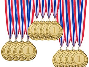 12 Pièces Médailles d'Or - Médailles Gagnantes