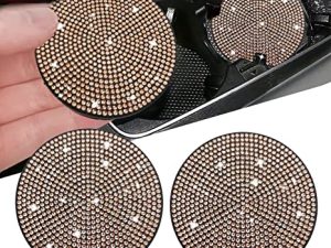 2pcs Bling Car Cup Holder Coaster