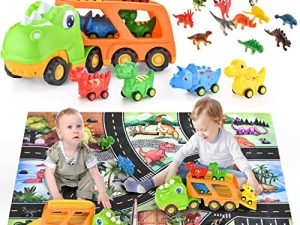 BELLOCHIDDO Toddler Car-Dinosaur Toys for Kids 2