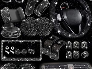 Lot de 27 accessoires de voiture Bling
