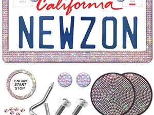 Newzon Glitter AB Strass Cadres de plaque