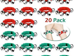20PCS Bande de poignet de Noël Jingle
