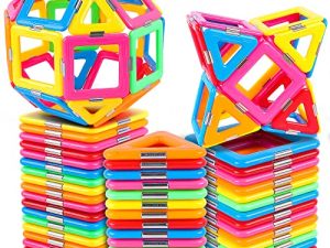 Idoot Tuiles Magnétiques STEM Jouets pour Tout-Petits