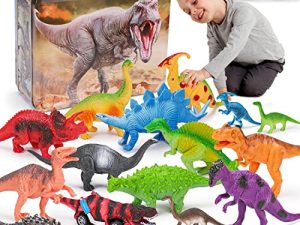 Tsomtto 20 PCS Jouets Dinosaures pour Enfants