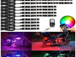 NBWDY 12Pcs Kits de Bandes Lumineuses LED