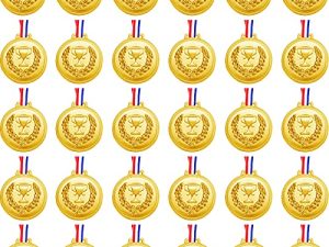 30 Pièces Médailles Olympiques en Or en