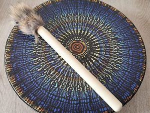 Vegan Shaman Alchemical Moon Drum 12 "
