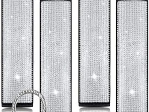 Frienda 4 pièces bling bling strass cuir
