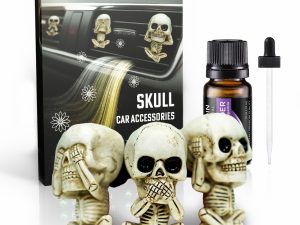 Accessoires De Voiture Crâne De Sucre D'halloween
