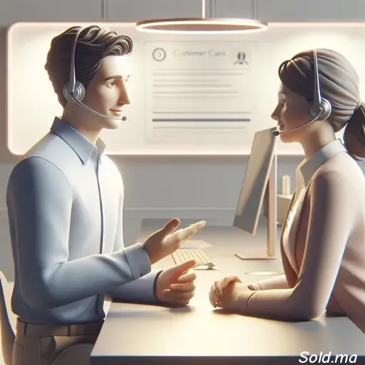 image illustrant l’écoute et le soutien dans le service client