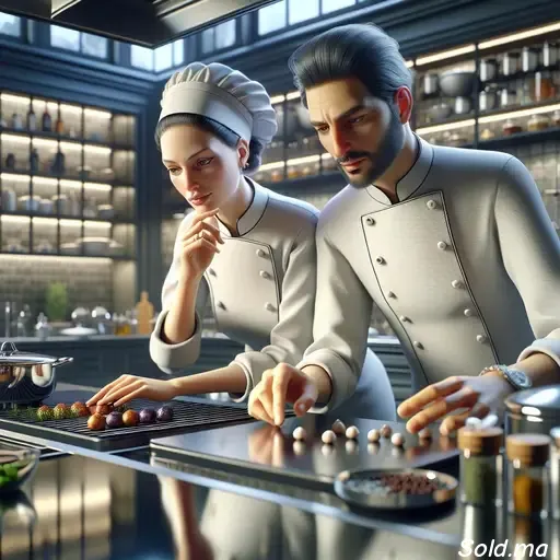 image représentant le chef Masaharu Morimoto en cuisine