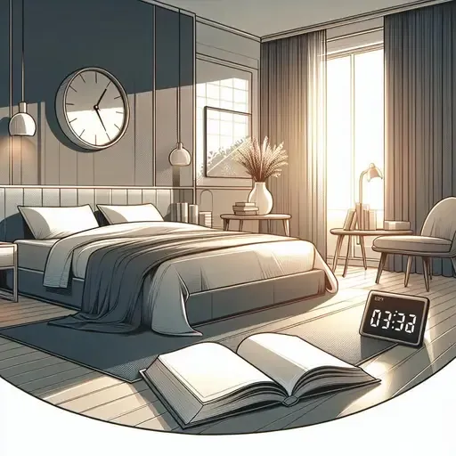 image d'une personne lisant un livre le matin